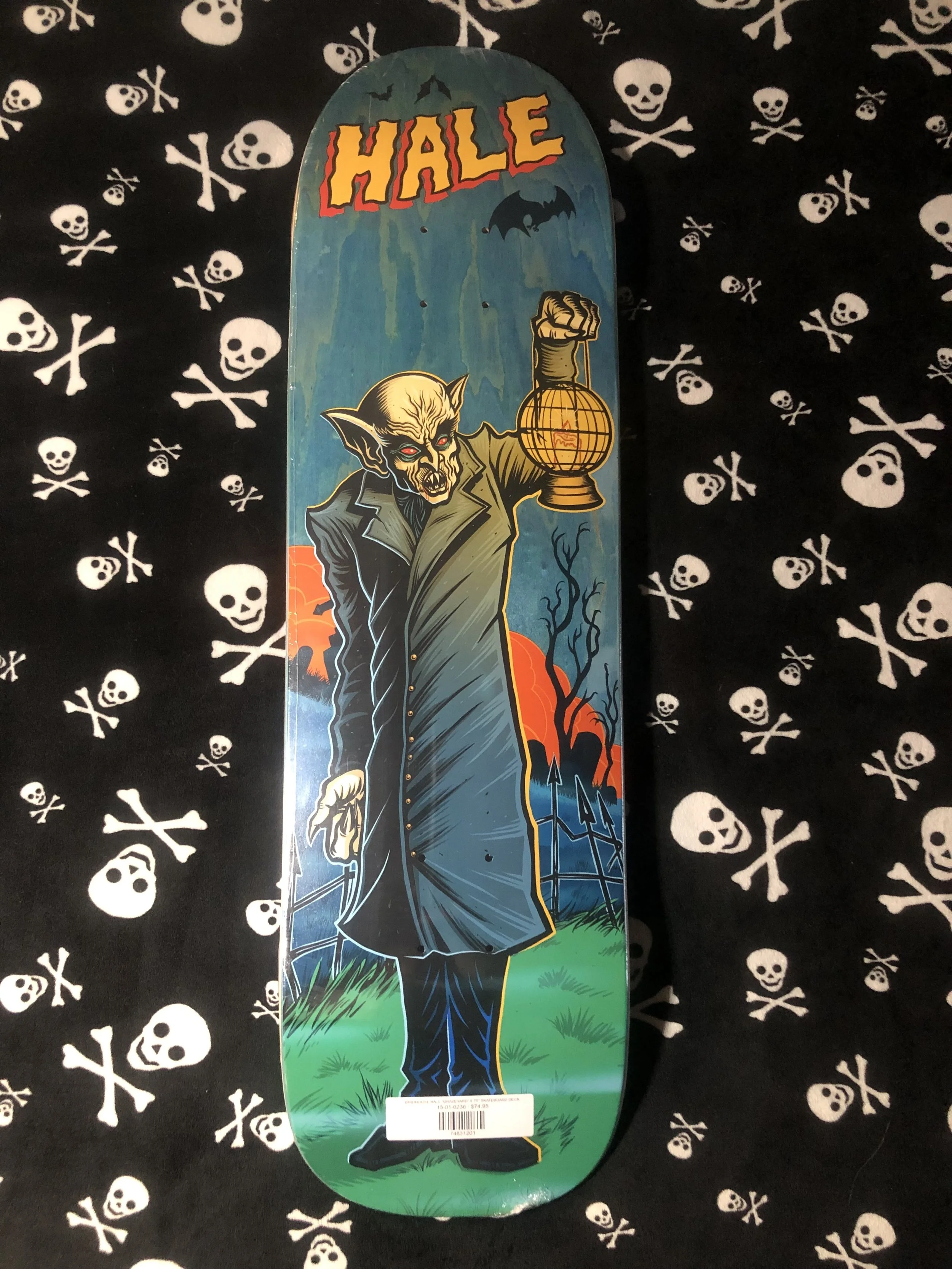 BIRDHOUSE SHAWN HALE GRAVEYARD SKATEBOARD DECK — DEATHGEAR